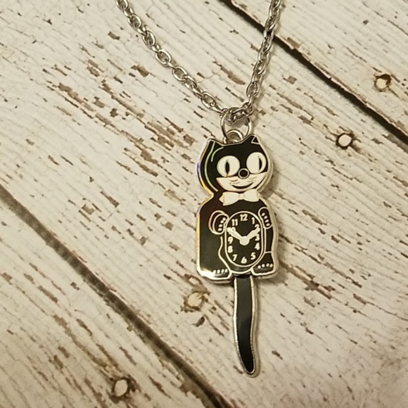 black kit-cat klock cat necklace - Picture 6 of 6